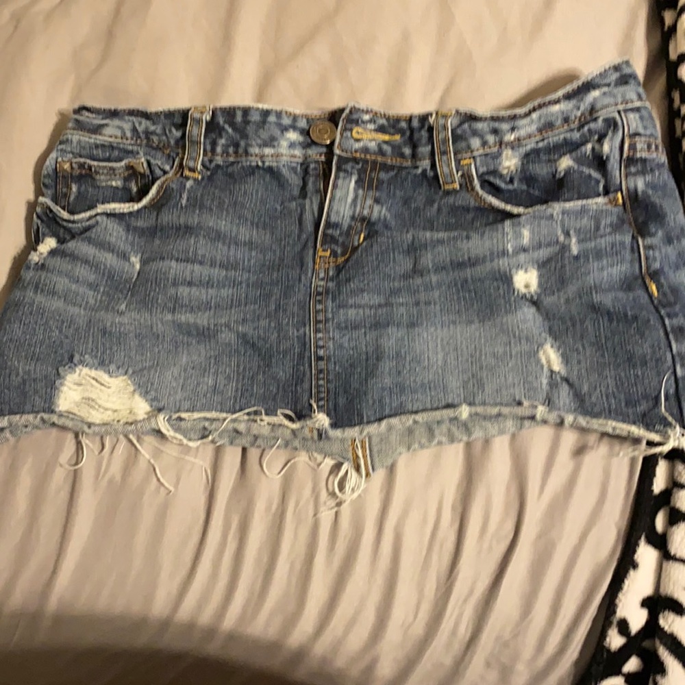 Aeropostale Jean Mini Skirt